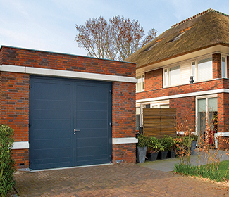 Hormann Side Hinged Garage Door in Anthracite 